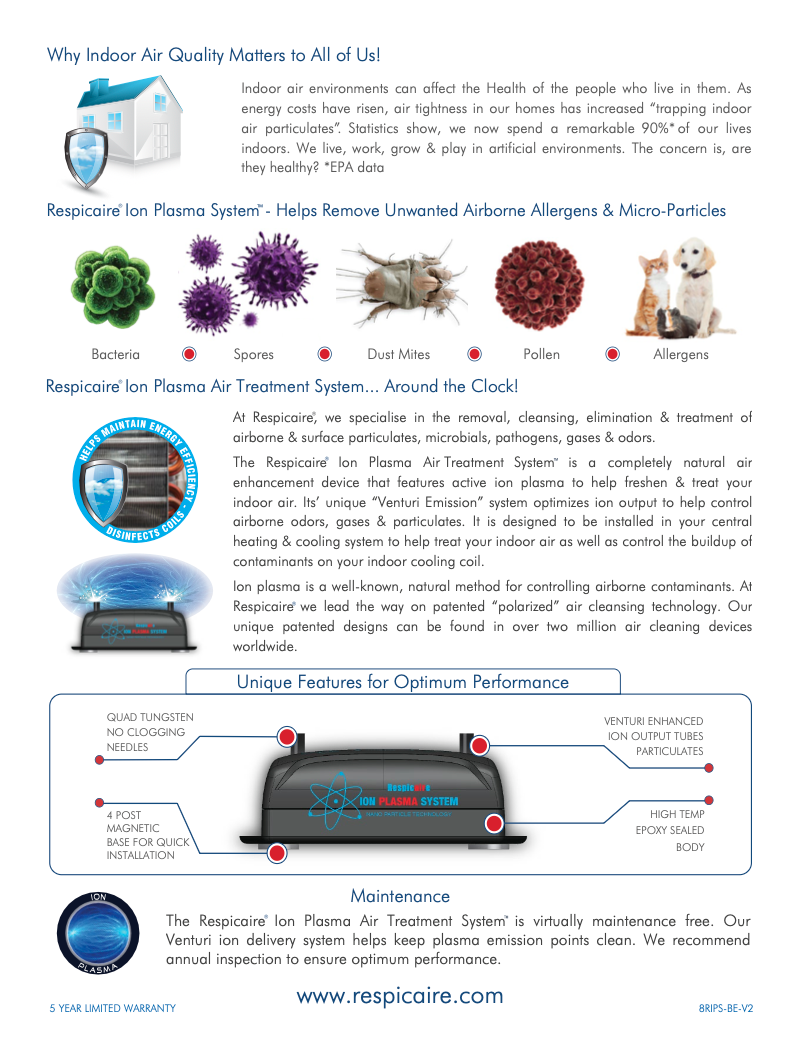 ion plasma air system